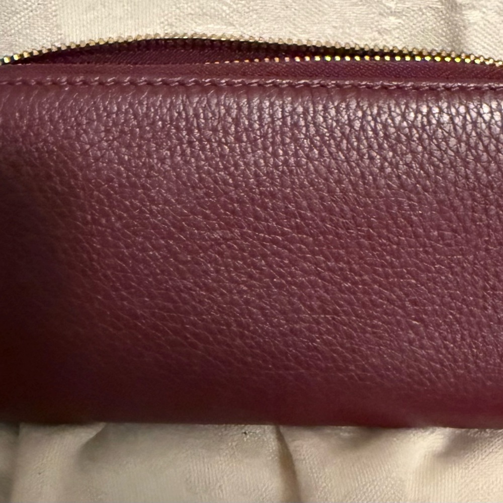 Michael Kors Burgundy Leather Wallet - Picture 2 of 3